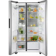 Electrolux EAL575NWCN, Side-by-Side, a posa libera, Cromo, Classe energetica: D, Capacità utile totale (L): 573, Tension