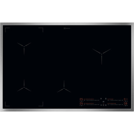 Electrolux GK78TSIBCN, Piano di cottura a induzione, Cromo, Variante di incasso: Telaio, Numero zone di cottura: 4, Tens