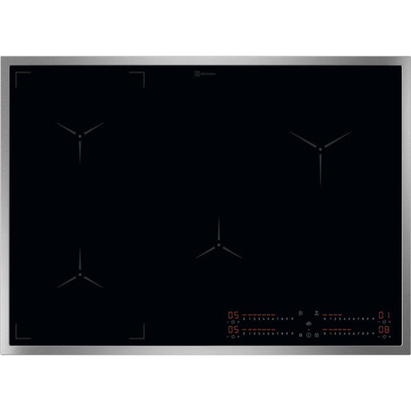 Electrolux GK69TSIBCN, Piano di cottura a induzione, SenseBoil™, Cromo, Variante di incasso: Telaio, Numero zone di cott