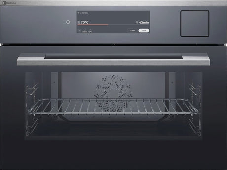 Electrolux EB4SL70KCN, Forno da incasso Profi Steam Compact 45, Cromo Rivestimento antimpronta, Classe energetica: A+, M