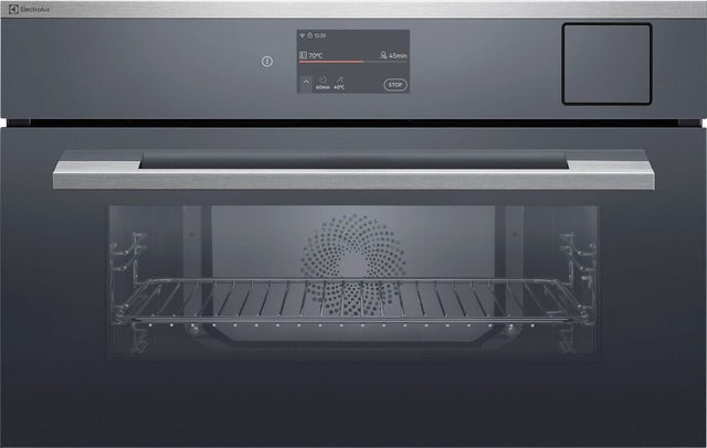 Electrolux EB3GL70KCN, Forno da incasso Profi Steam Compact 45, Cromo Rivestimento antimpronta, Classe energetica: A+, M