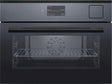 Electrolux EB4GL70KSP, Forno da incasso CombiSteam Compact 45, Nero effetto specchio = vetro, Classe energetica: A+, Mod