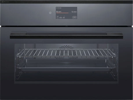 Electrolux EB4GL80DSP, Forno da incasso Compact 38 Hotair, Nero effetto specchio = vetro, Classe energetica: A+, Modalit