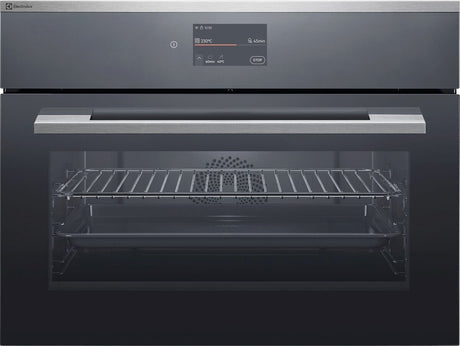 Electrolux EB4GL80DCN, Forno da incasso Compact 38 Hotair, Cromo, Classe energetica: A+, Modalità di funzionamento: Touc