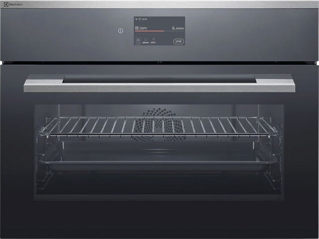 Electrolux EB4GL80DCN, Forno da incasso Compact 38 Hotair, Cromo, Classe energetica: A+, Modalità di funzionamento: Touc