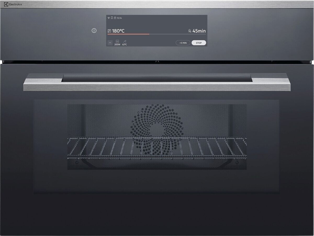 Electrolux EB4SL90KCN, Forno a microonde combinato compatto, Cromo Rivestimento antimpronta, Modalità di funzionamento: 