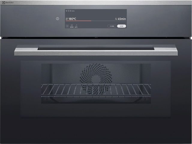 Electrolux EB4SL90KCN, Forno a microonde combinato compatto, Cromo Rivestimento antimpronta, Modalità di funzionamento: 