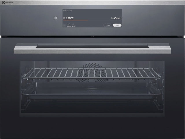 Electrolux EB4PL80DCN, Forno da incasso Compact 45, Cromo Rivestimento antimpronta, Classe energetica: A+, Modalità di f