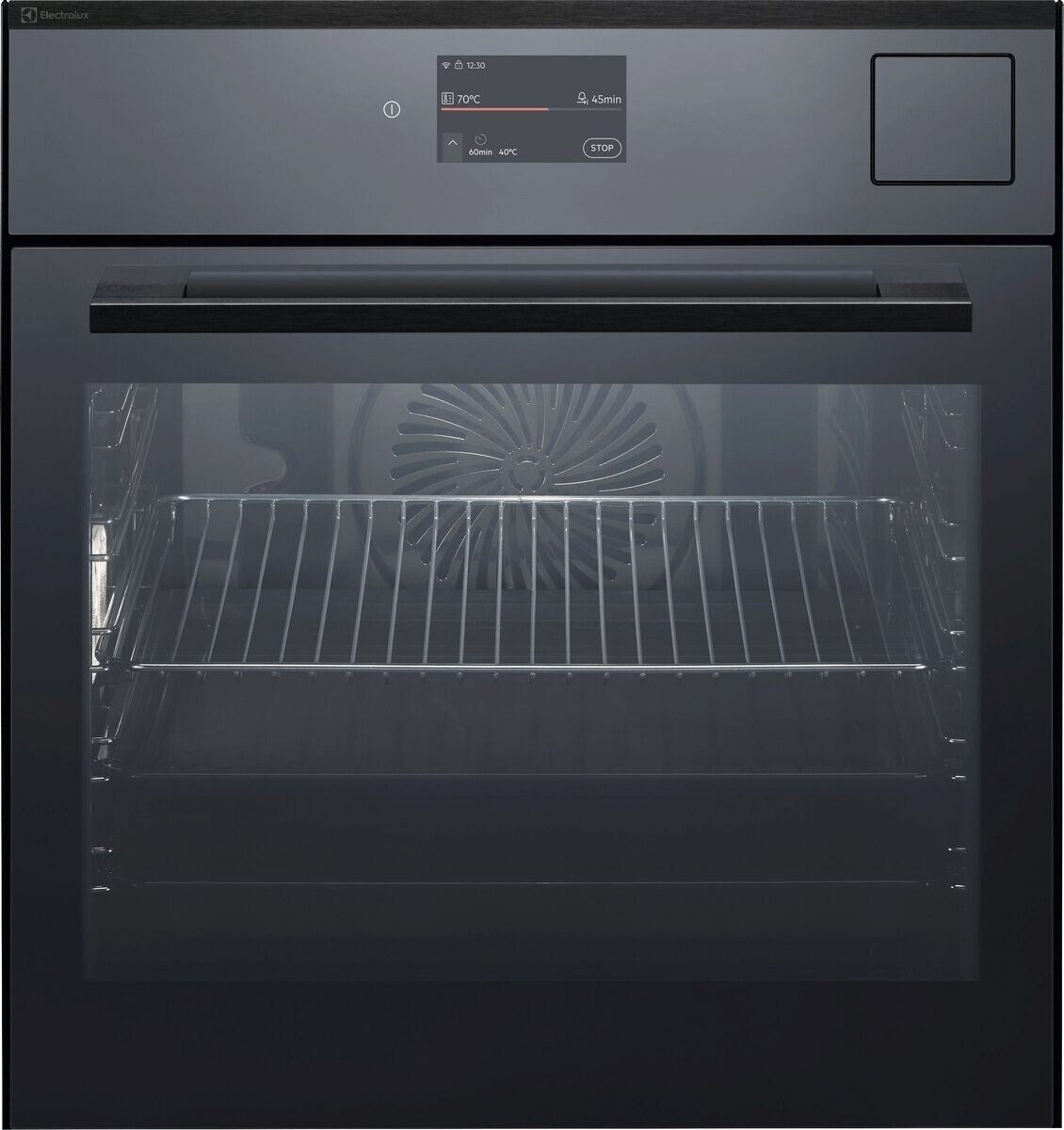 Electrolux EB6GL7KSP, Forno da incasso CombiSteam, Nero effetto specchio = vetro, Classe energetica: A+, Modalità di fun
