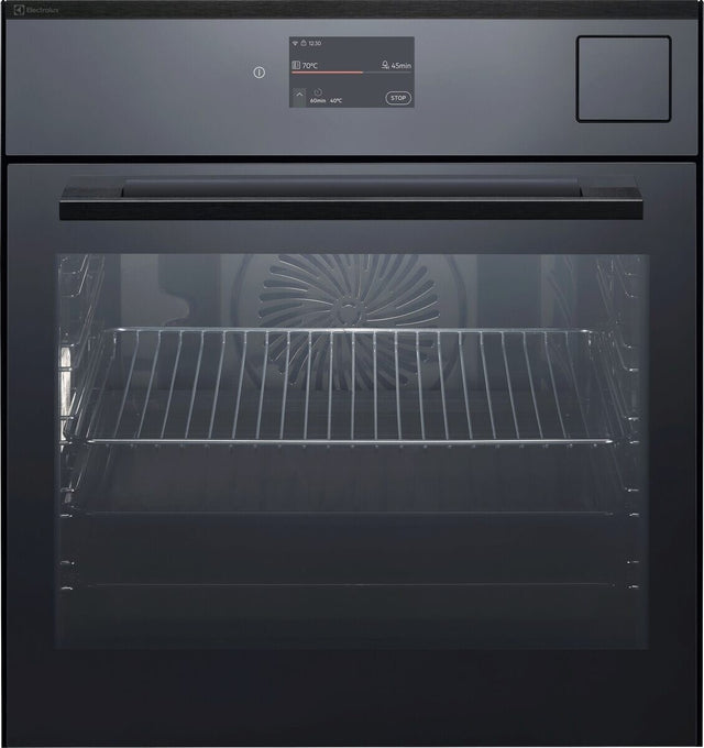 Electrolux EB6GL7KSP, Forno da incasso CombiSteam, Nero effetto specchio = vetro, Classe energetica: A+, Modalità di fun