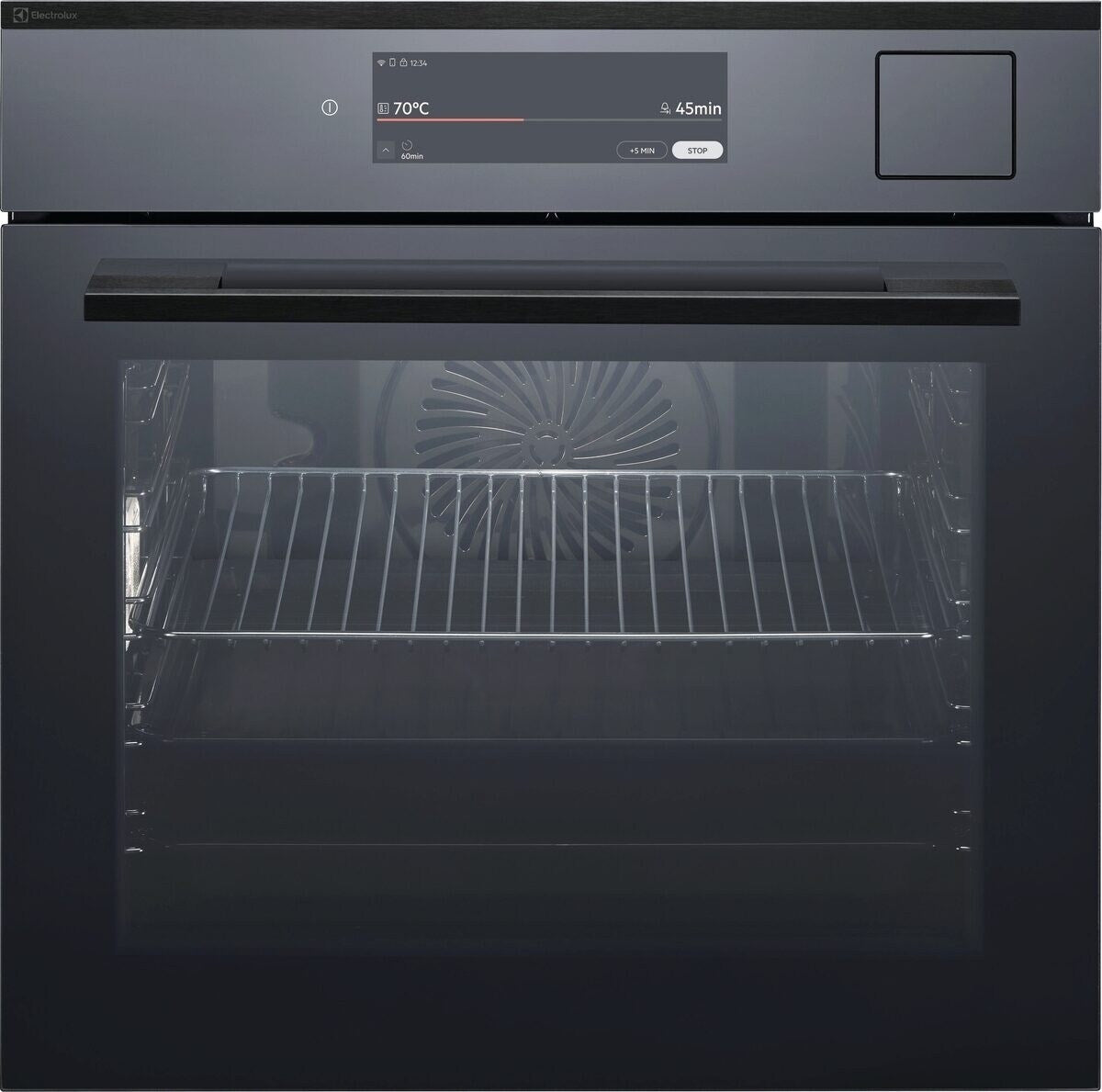 Electrolux EB6PL70KSP, Forno da incasso Profi Steam, Nero effetto specchio = vetro, Classe energetica: A++, Modalità di 