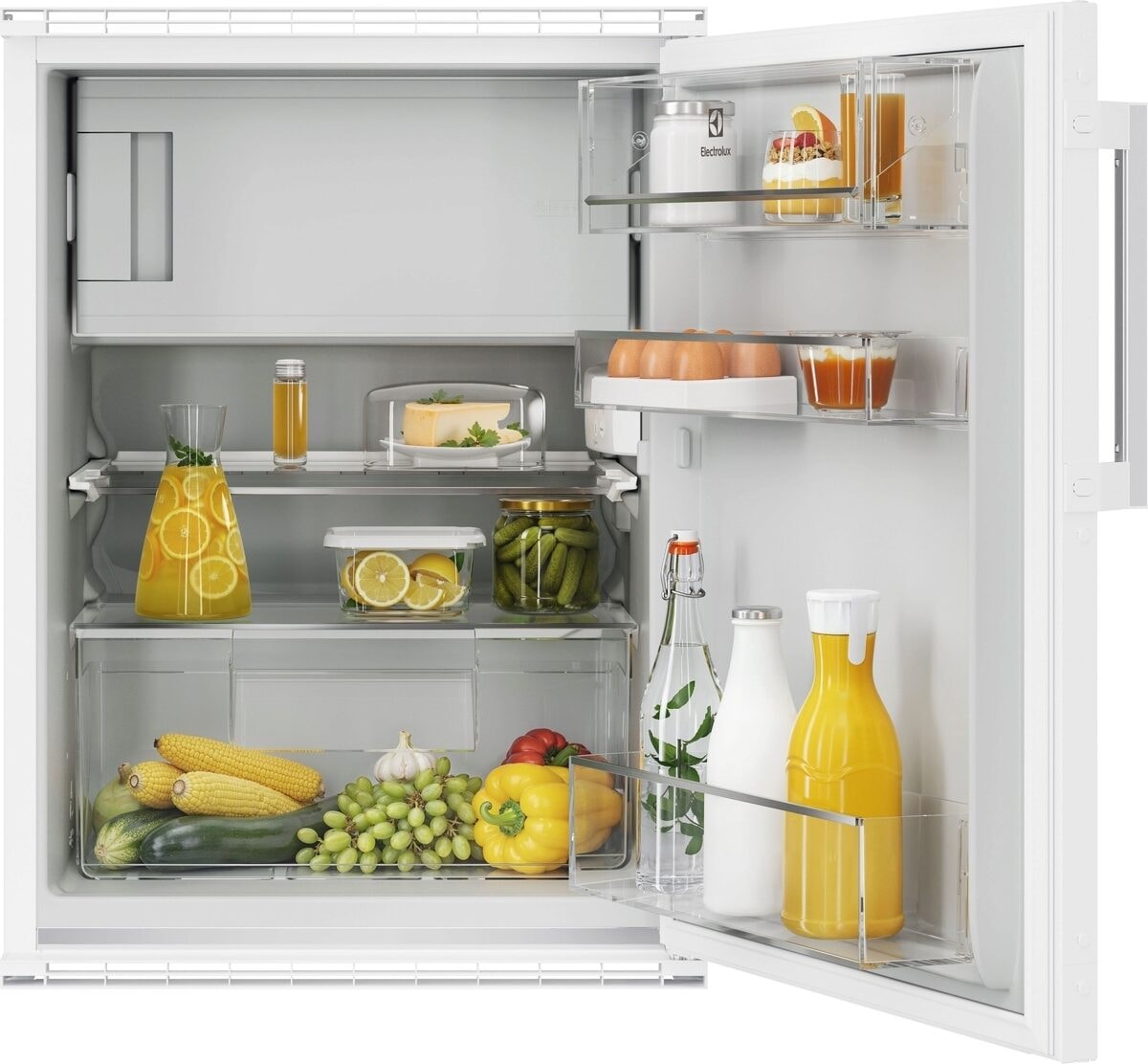 Electrolux EK136SRWE, Frigorifero, incasso, a destra, intercambiabile, Bianco, Classe energetica: D, Capacità utile tota