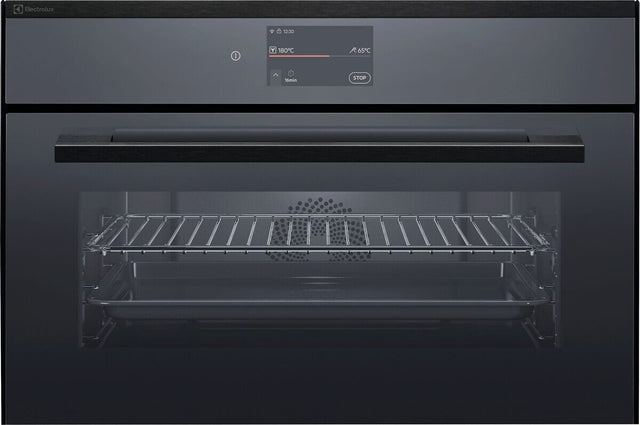 Electrolux EB3GL4SP, Forno da incasso Compact 38 Hotair, Nero effetto specchio = vetro, Classe energetica: A, Modalità d