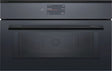 Electrolux EB3GL90SP, Microonde Solo da incasso Compact 38, Nero effetto specchio = vetro, Modalità di funzionamento: To