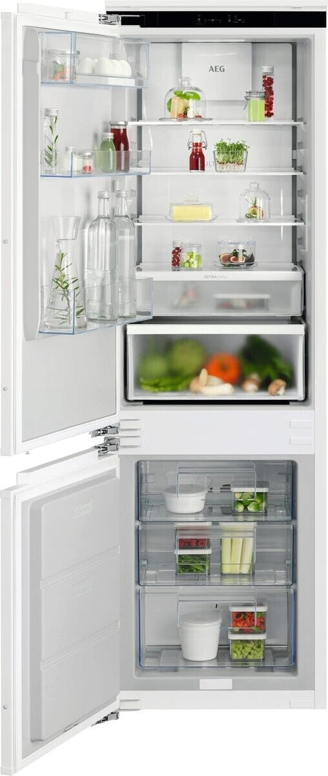 AEG AIK2760L, Combinazione frigorifero/congelatore, incasso, a sinistra, intercambiabile, Bianco, Classe energetica: D, 