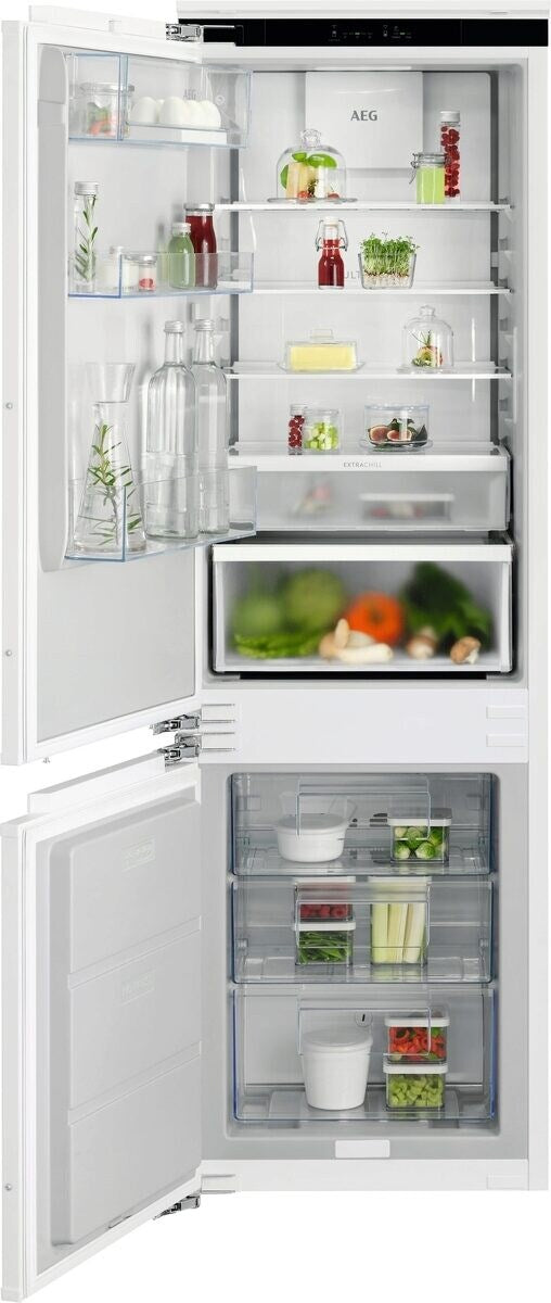 AEG AIK2760L, Combinazione frigorifero/congelatore, incasso, a sinistra, intercambiabile, Bianco, Classe energetica: D, 