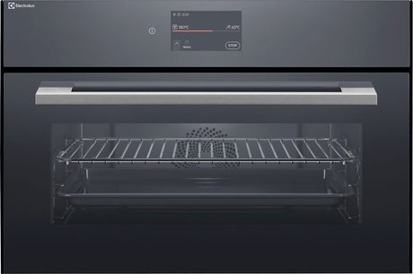Electrolux EB3GL4CN, Forno da incasso Compact 38 Hotair, Cromo Rivestimento antimpronta, Classe energetica: A+, Modalità