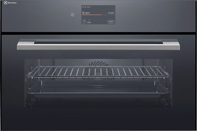 Electrolux EB3GL4CN, Forno da incasso Compact 38 Hotair, Cromo Rivestimento antimpronta, Classe energetica: A+, Modalità