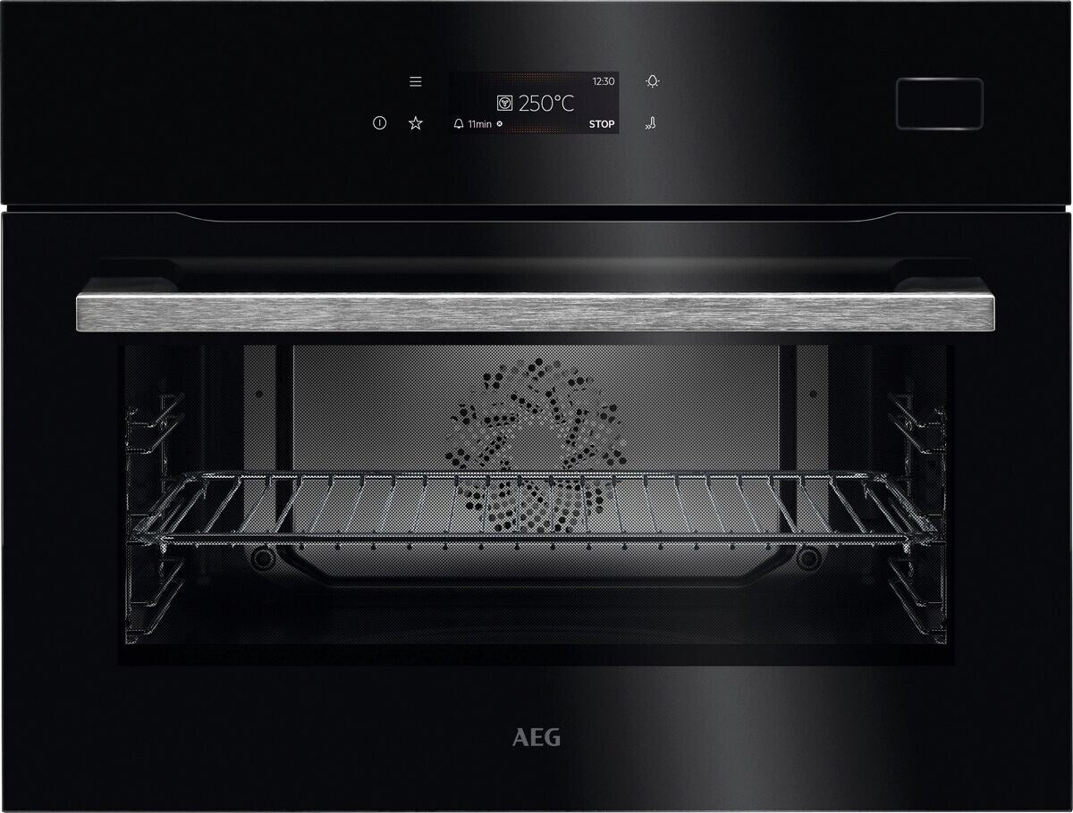 AEG BO4GESKM, Compact 45 da incasso / Steam, Cromo, Modalità di funzionamento: Touch, Tipo di riscaldamento: Vapore, Tem