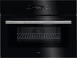 AEG BO4GEMKM, Compact 45 da incasso / Solo forno a microonde, Cromo, Modalità di funzionamento: Touch, Temp. massima reg