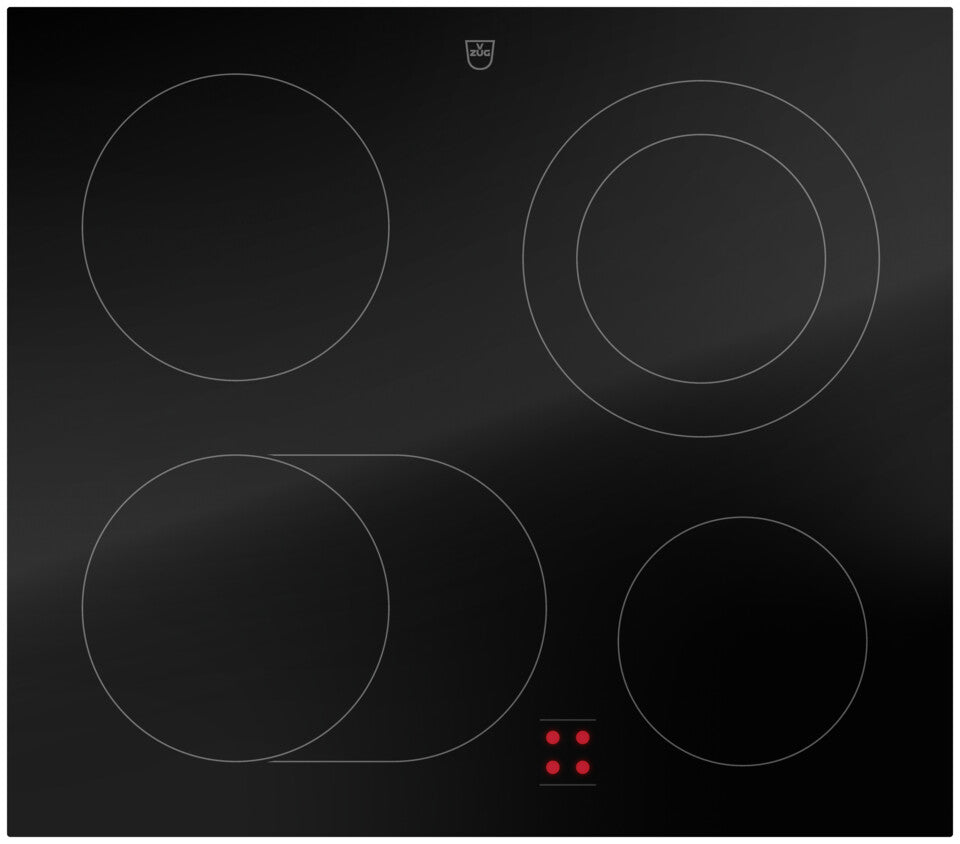 3116300001 - V-ZUG Piano cottura CookTop V400 E604B - V-ZUG Electrodomestici