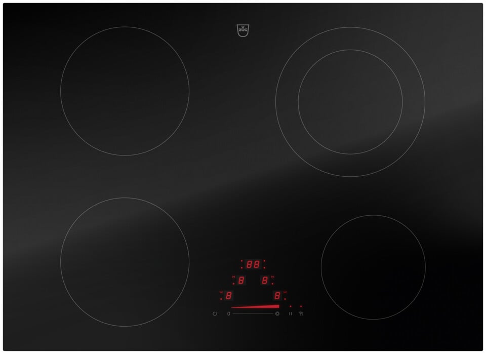 3117000001 - V-ZUG Piano cottura CookTop V4000 A704 - V-ZUG Electrodomestici