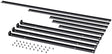 V-ZUG Set cornice decorativa nero per KF