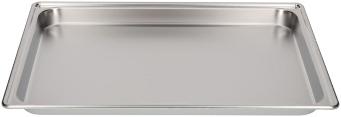 V-ZUG Teglia d'acciaio inossidabile non forato, L 430 x P 370 x A 25 mm