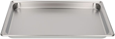 V-ZUG Teglia d'acciaio inossidabile non forato, L 430 x P 370 x A 25 mm