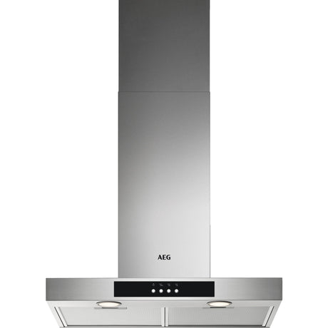AEG AWH6416AM, Cappe design da parete, Cromo, Classe energetica: B, Numero di passi: 3, Livello massimo scarico (m3/h): 