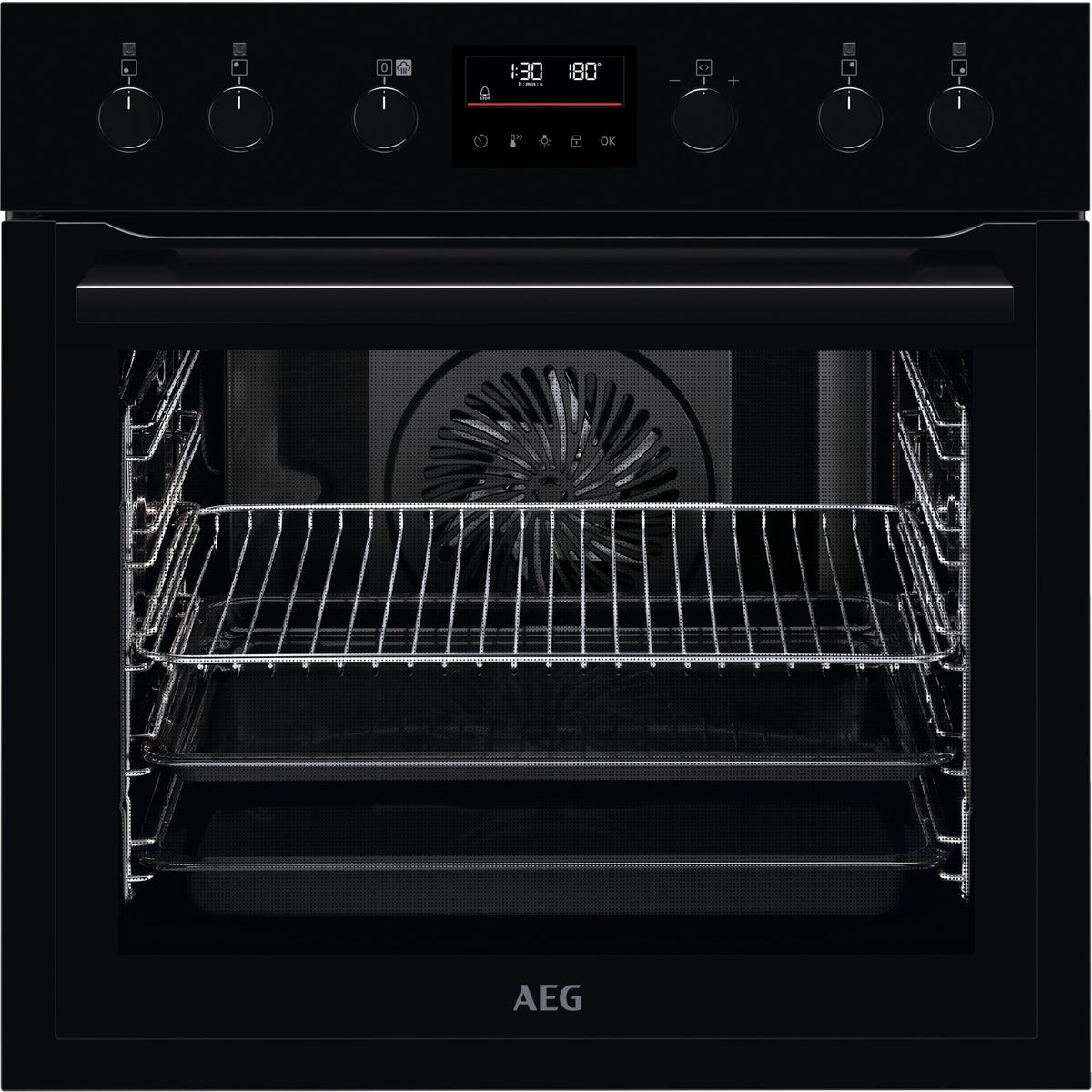 AEG EHBZDB, Cucina da incasso, Nero, Classe energetica: A+, Modalità di funzionamento: Selettori comandi a scomparsa, Ti