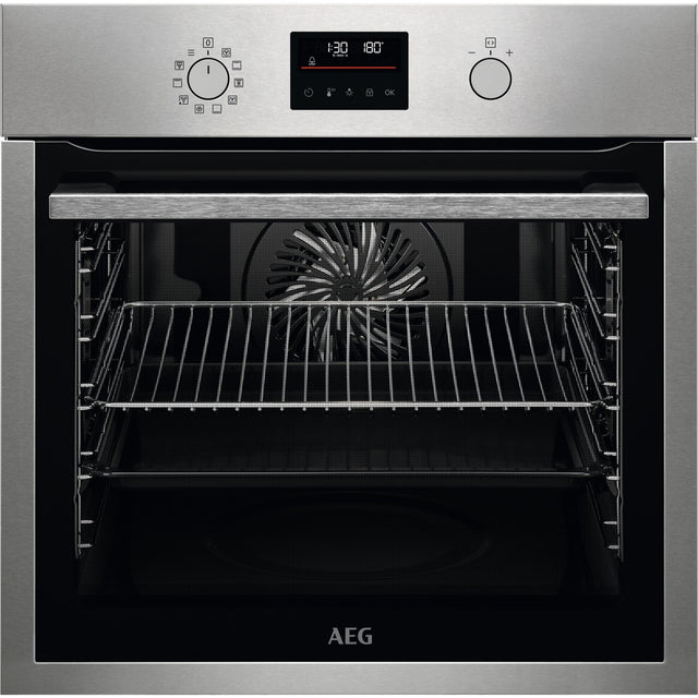 AEG BOBEPM, Forni da incasso, Cromo Rivestimento antimpronta, Classe energetica: A+, Modalità di funzionamento: Selettor