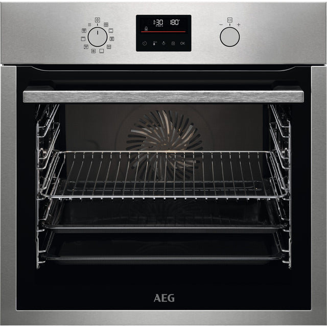 AEG BOBZRM, Forni da incasso, Cromo Rivestimento antimpronta, Classe energetica: A+, Modalità di funzionamento: Selettor