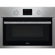 AEG BO4BEMGM, Compact 45 da incasso / Solo forno a microonde, Cromo Rivestimento antimpronta, Modalità di funzionamento:
