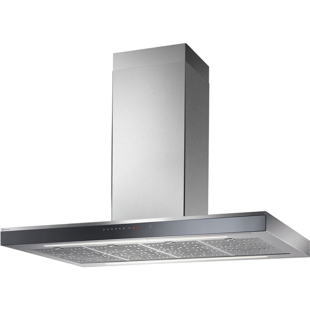 Electrolux IHGL1263CN, Cappe design a isola, Cromo, Classe energetica: A+, Numero di passi: 3+2, Livello massimo scarico