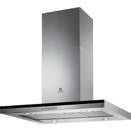 Electrolux IHGL9031CN, Cappe design a isola, Cromo, Classe energetica: A+, Numero di passi: 3+1, Livello massimo scarico
