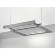 Electrolux DAL5536CN, Cappa piatta con visiera estraibile in metallo, Cromo, Classe energetica: A, Numero di passi: 3, L