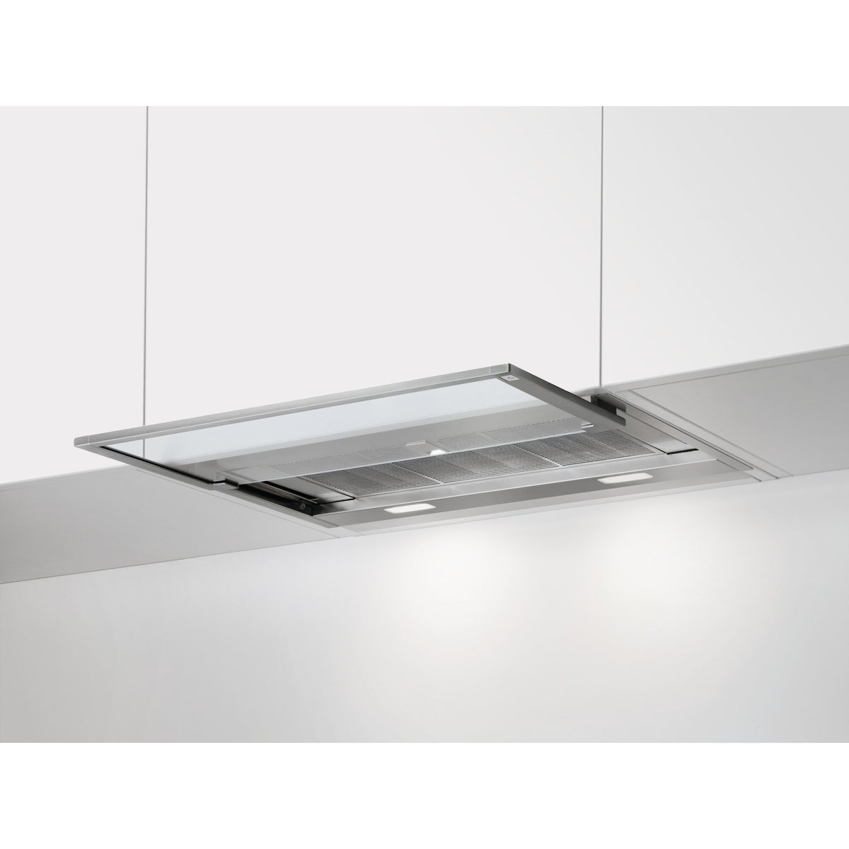 Electrolux DAGL6042VI, Cappa aspirante piatta, Cromo, Classe energetica: A+, Numero di passi: 4, Livello massimo scarico