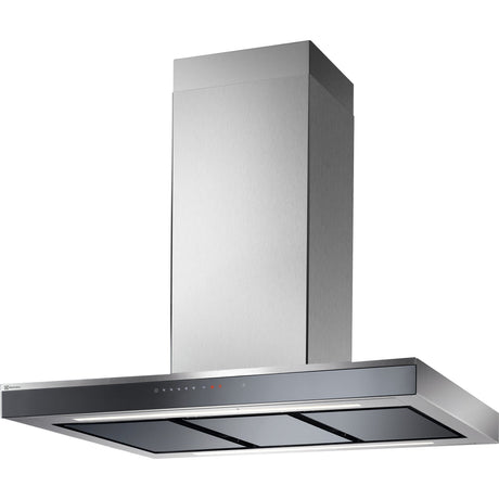 Electrolux IHSL1063CN, Cappe design a isola, Cromo, Classe energetica: A++, Numero di passi: 3+2, Livello massimo scaric