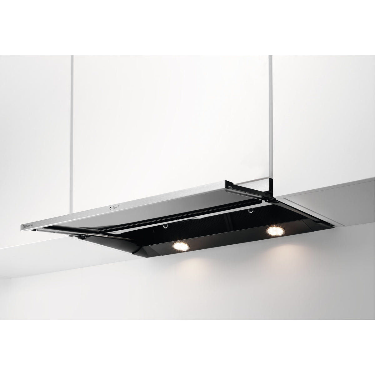Electrolux DAGL6045CN, Cappa aspirante piatta, Cromo, Classe energetica: A, Numero di passi: 3, Livello massimo scarico 