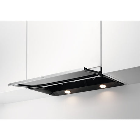 Electrolux DAGL6045CN, Cappa aspirante piatta, Cromo, Classe energetica: A, Numero di passi: 3, Livello massimo scarico 