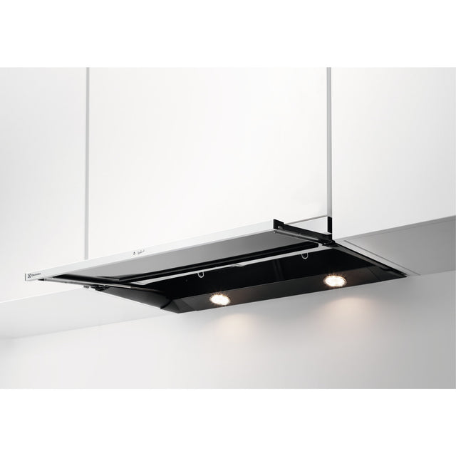 Electrolux DAGL6045WE, Cappa aspirante piatta, Bianco, Classe energetica: A, Numero di passi: 3, Livello massimo scarico