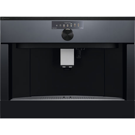 Electrolux ESP4SL10SP, Macchina per caffè da incasso, Nero effetto specchio = vetro, Completamente automatica, Tasti a s