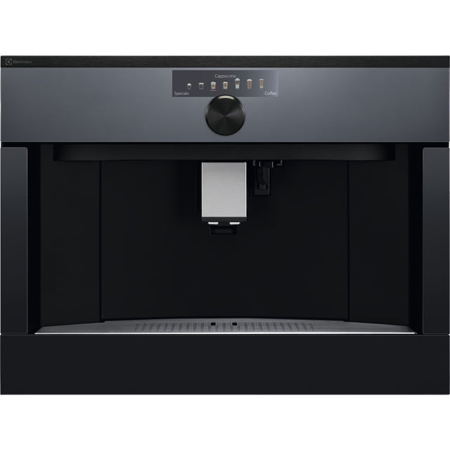 Electrolux ESP4SL10SP, Macchina per caffè da incasso, Nero effetto specchio = vetro, Completamente automatica, Tasti a s
