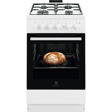 Electrolux FGH5KG212, Cucine a posa libera, Bianco, Classe energetica: A, Modalità di funzionamento: Comandi a manopola,