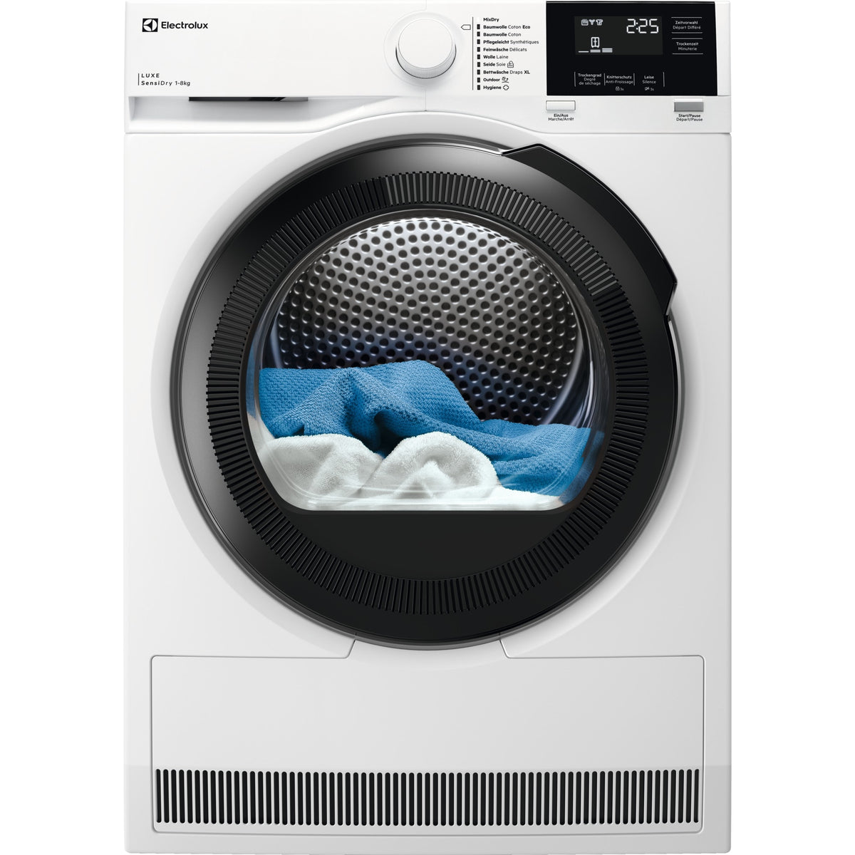 Electrolux TWL5E500, Asciugatrice, a destra, intercambiabile, Classe energetica: C, Rumorosità dB(A): 67, pompa di calor