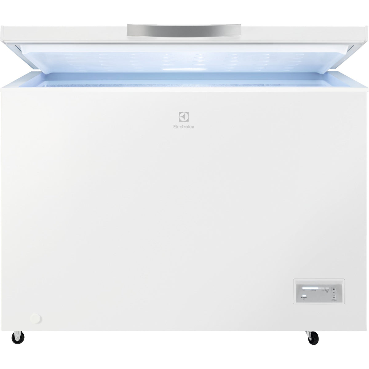 Electrolux GT316, congelatore petto, a posa libera, sopra, Bianco, Classe energetica: D, Capacità utile totale (L): 308,