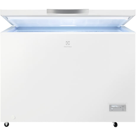 Electrolux GT316, congelatore petto, a posa libera, sopra, Bianco, Classe energetica: D, Capacità utile totale (L): 308,