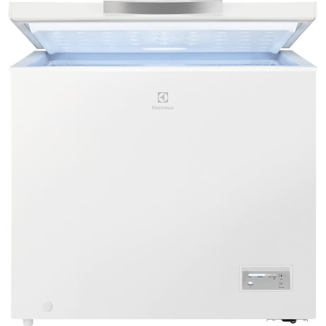 Electrolux GT200, congelatore petto, a posa libera, sopra, Bianco, Classe energetica: D, Capacità utile totale (L): 198,