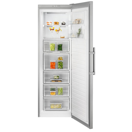 Electrolux SG280NCN, Congelatore verticale, a posa libera, a destra, intercambiabile, Cromo, Classe energetica: D, Capac
